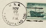 Thumbnail for File:RandyKohler Navasota AO106 19461127 1 Postmark.jpg